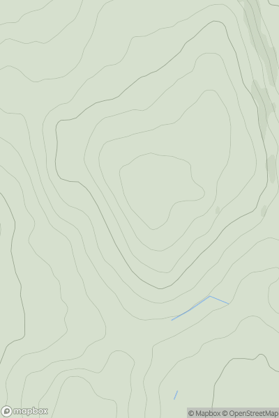 Thumbnail image for Corbally Hill [Waterford, Kilkenny, Carlow] showing contour plot for surrounding peak